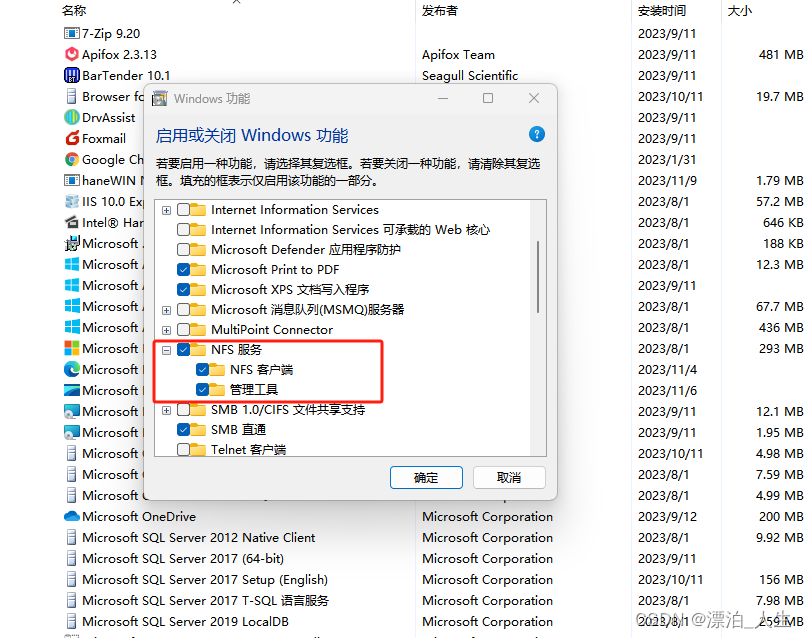 nfs客户端配置windowswindow11开启nfs客户端-第2张图片-太平洋在线下载